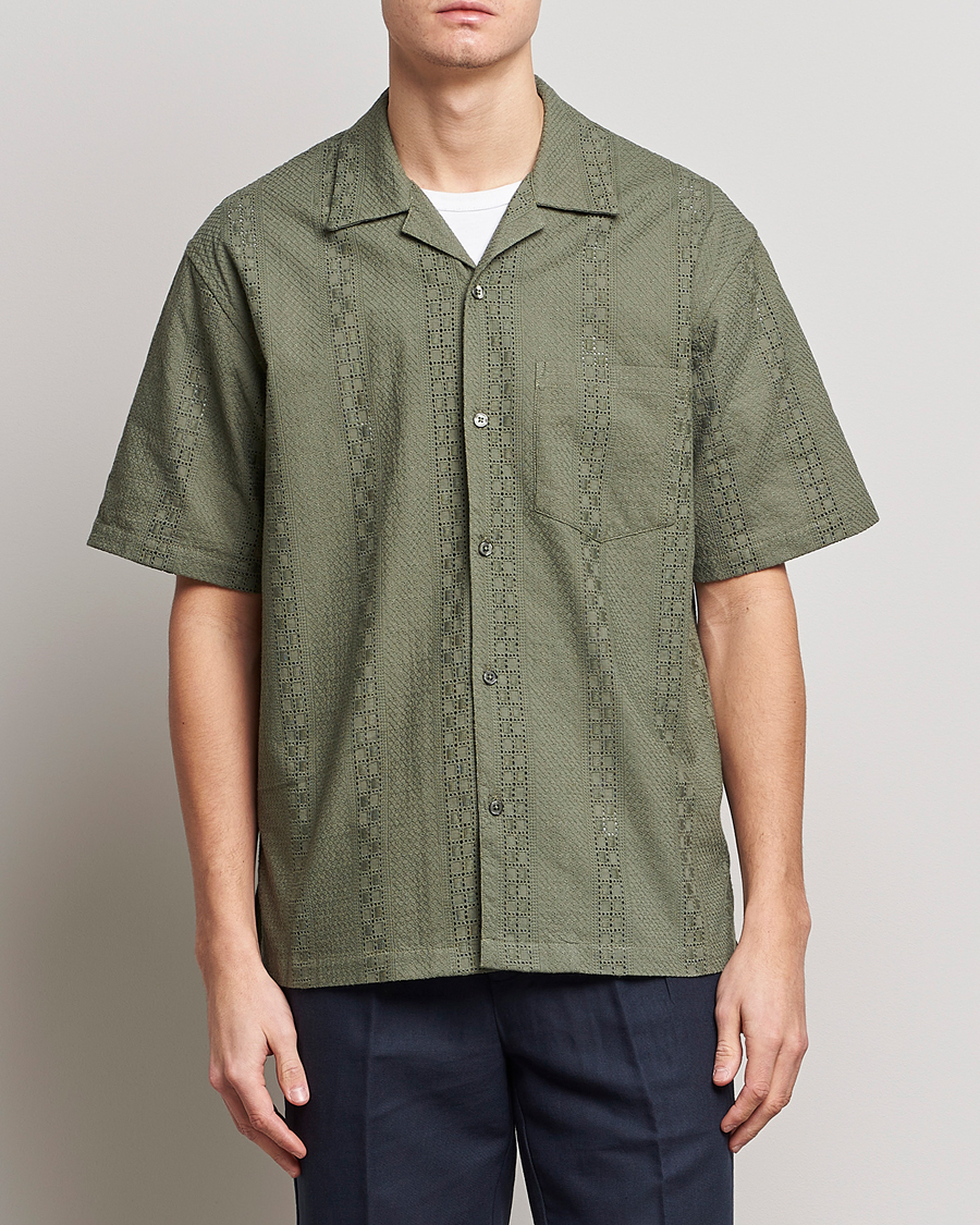 Herre | Kortermede skjorter | Samsøe & Samsøe | Emerson Cotton Short Sleeve Shirt Beetle