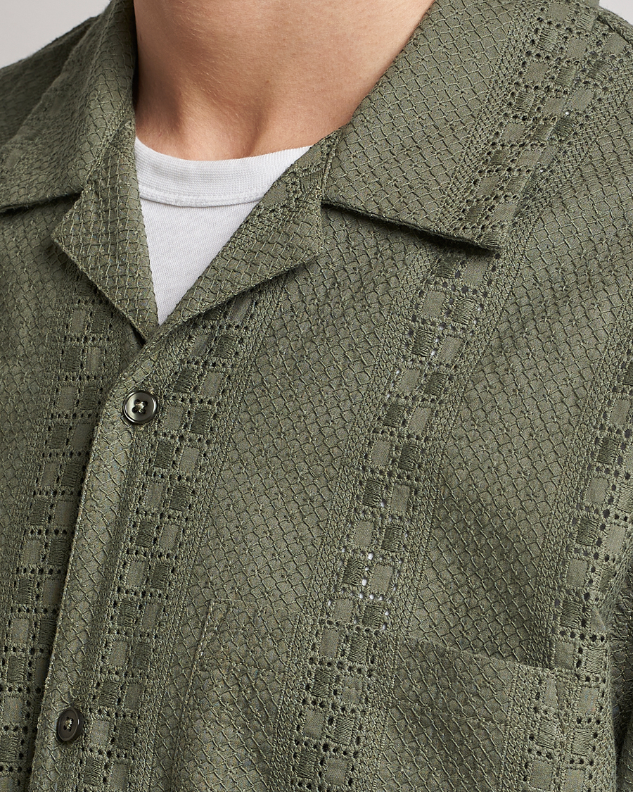 Herre | Skjorter | Samsøe Samsøe | Samsøe & Samsøe Emerson Cotton Short Sleeve Shirt Beetle