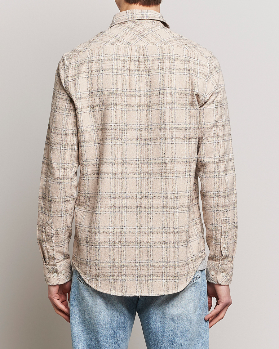 Herre | Skjorter | Samsøe Samsøe | Samsøe & Samsøe Liam Organic Cotton Overshirt Oatmeal Check