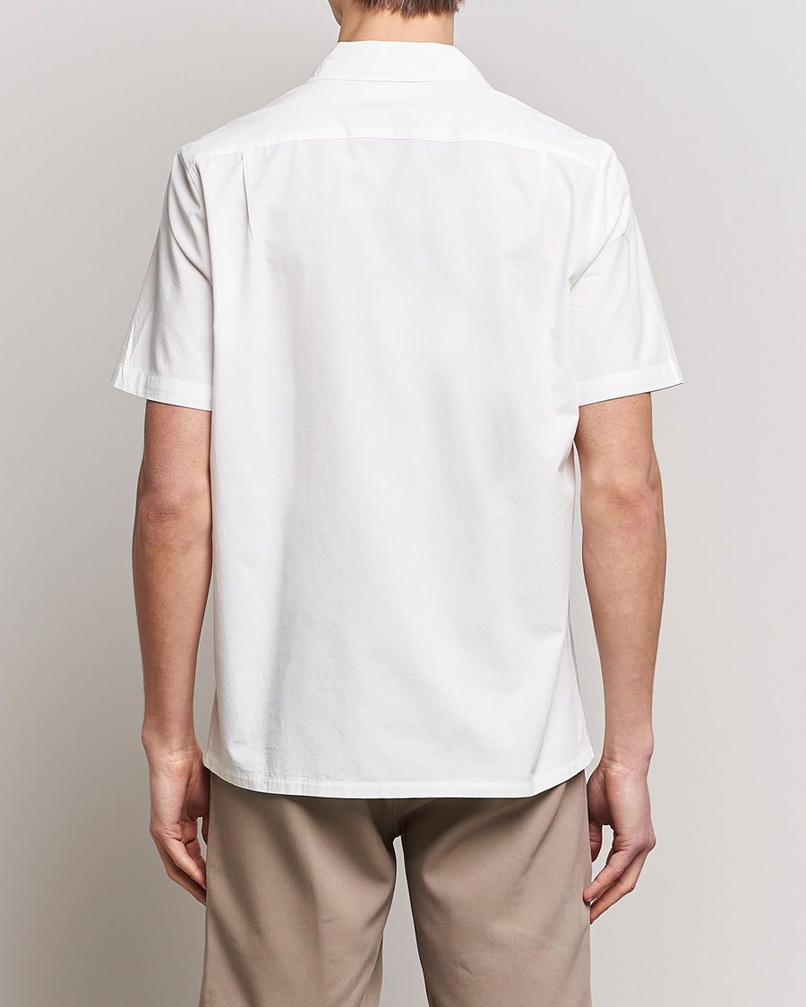 Herre | Skjorter | Samsøe Samsøe | Samsøe & Samsøe Avan Organic Cotton Short Sleeve Shirt White