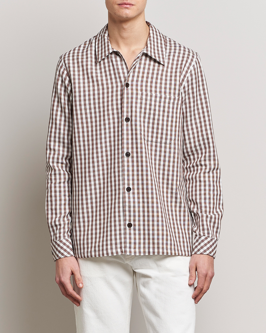 Herre |  | Samsøe & Samsøe | Taka Cotton Lyocell Overshirt Dark Earth