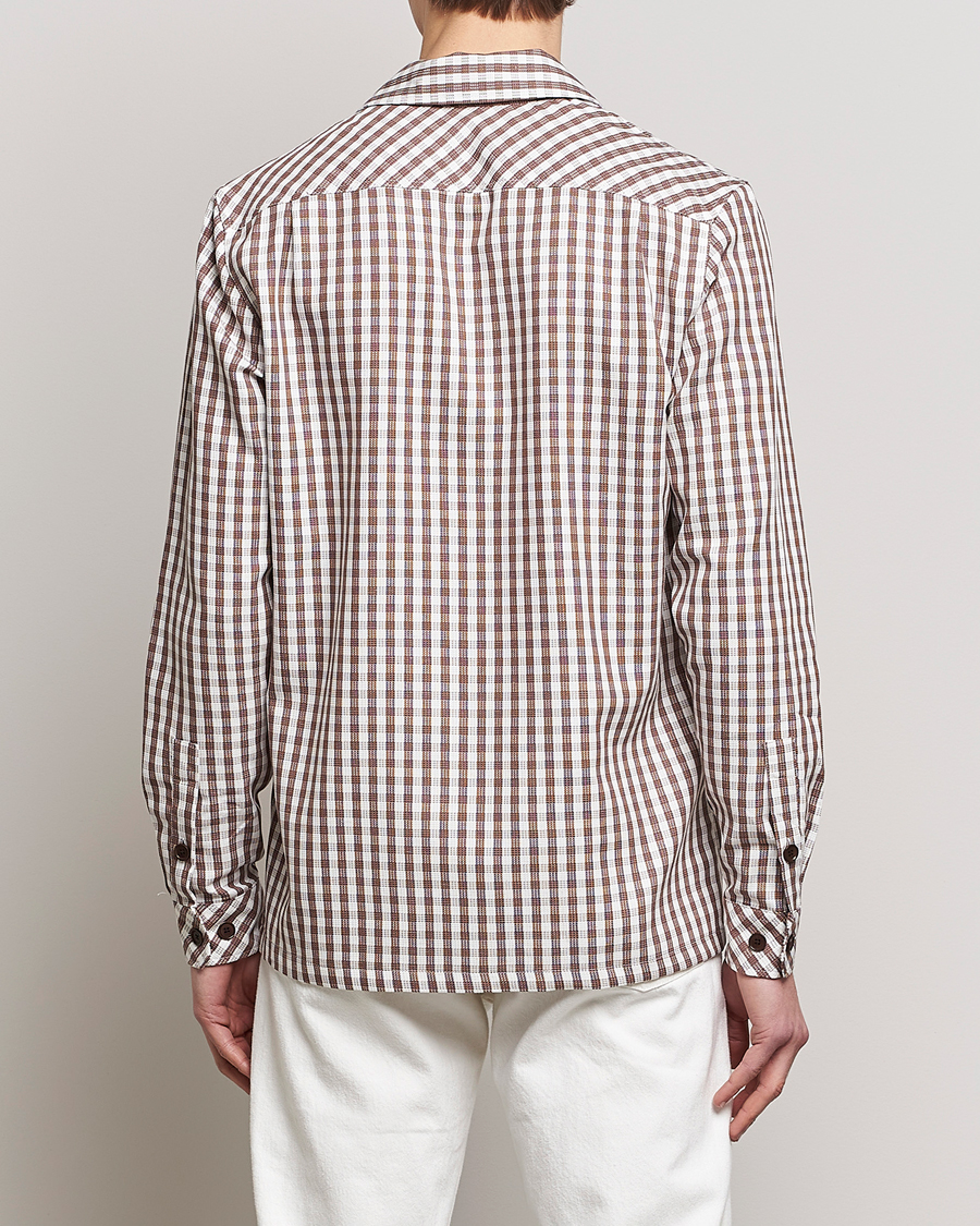 Herre | Skjorter | Samsøe Samsøe | Samsøe & Samsøe Taka Cotton Lyocell Overshirt Dark Earth