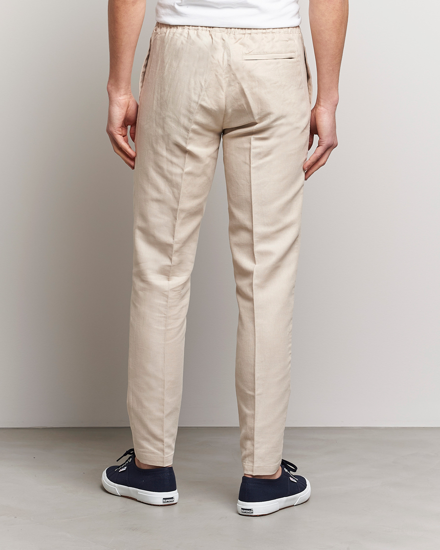 Herre | Bukser | Samsøe Samsøe | Samsøe & Samsøe Smithy Linen Cotton Trousers Oatmeal