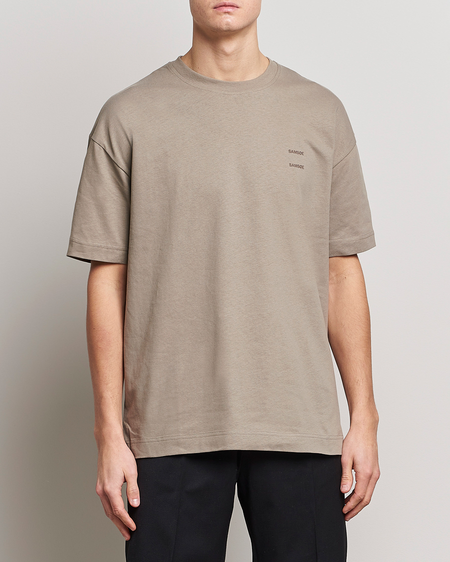 Herre |  | Samsøe & Samsøe | Joel Organic Cotton T-Shirt Brindle