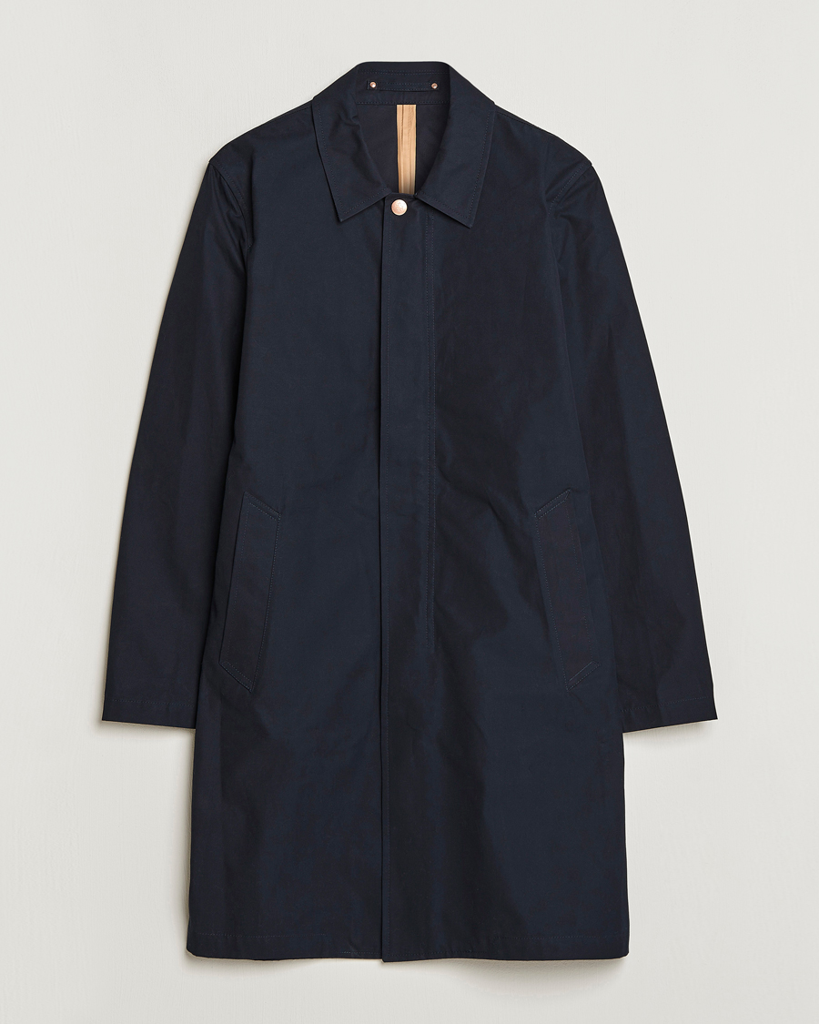 Herre | Jakker | Private White V.C. | Unlined Cotton Ventile Mac Coat 3.0 Midnight