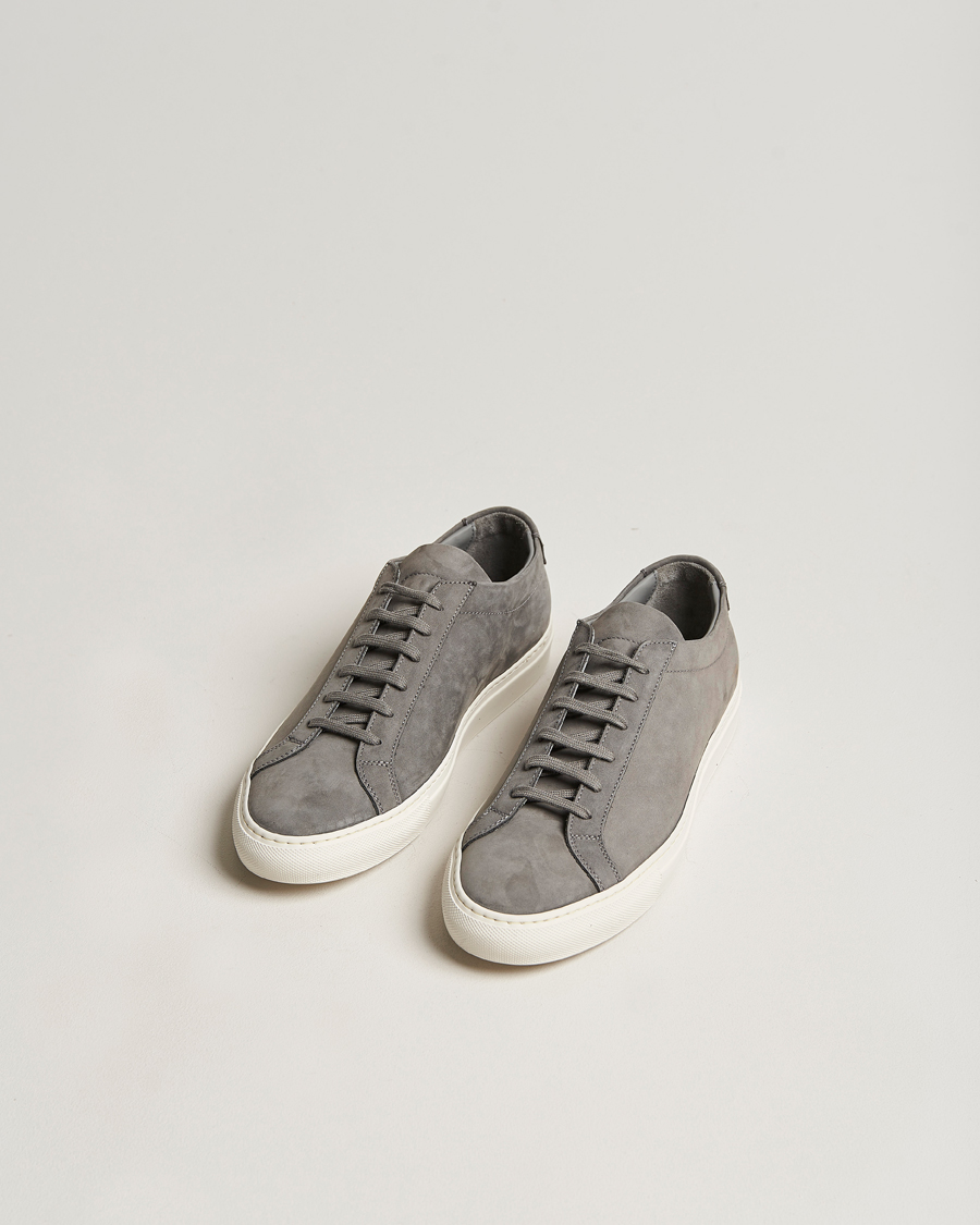 Herre | | Common Projects | Original Achilles Nubuck Sneaker Warm Grey
