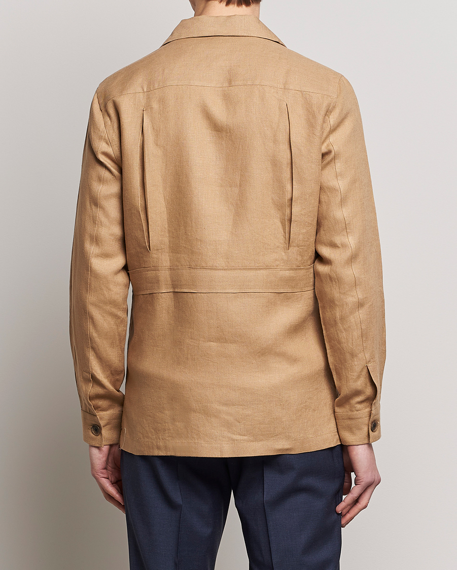 Herre | Jakker | 100Hands | Linen Travellers Jacket Beige