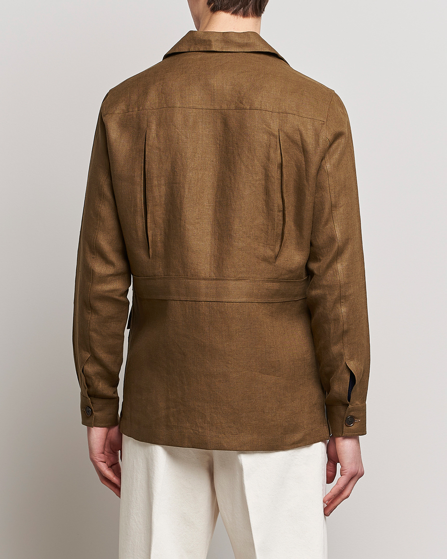 Herre | Jakker | 100Hands | Linen Travellers Jacket Green