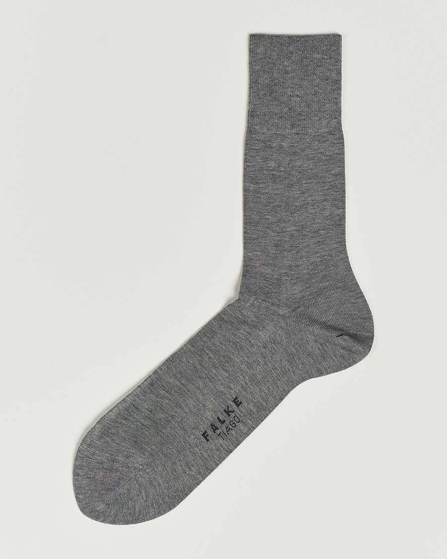 Herre | Undertøy | Falke | Tiago Socks Light Grey Melange