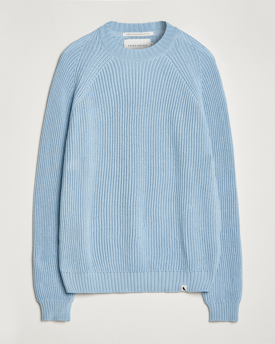 Herre | Gensere | Peregrine | Harry Organic Cotton Sweater Seafoam