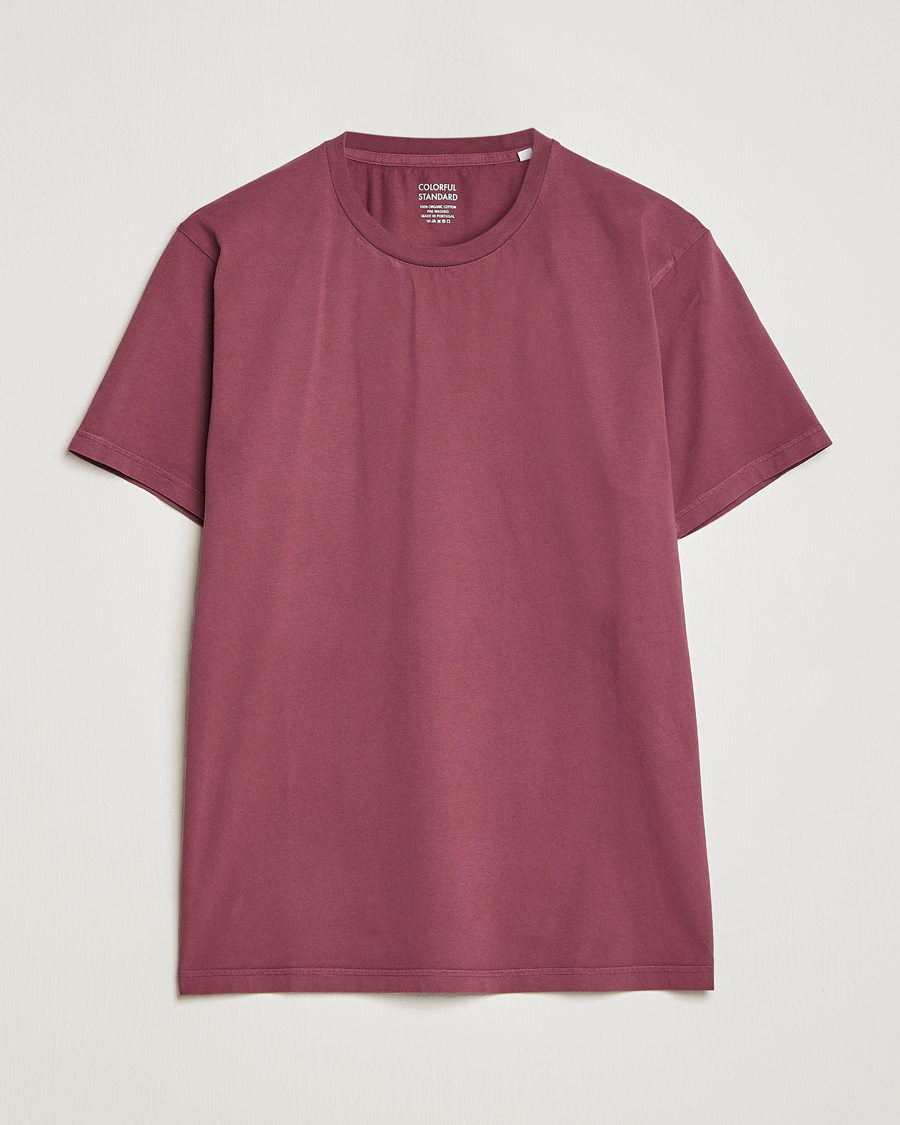 Herre | T-Shirts | Colorful Standard | Classic Organic T-Shirt Dusty Plum