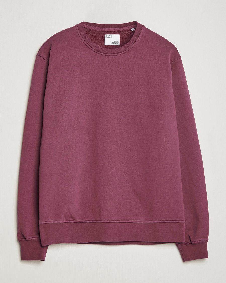 Herre | Gensere | Colorful Standard | Classic Organic Crew Neck Sweat Dusty Plum