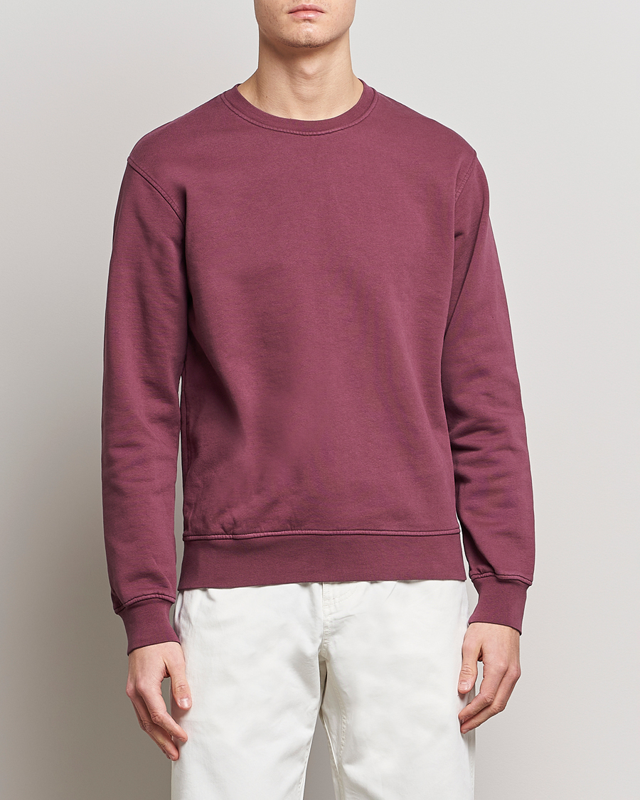 Herre | Contemporary Creators | Colorful Standard | Classic Organic Crew Neck Sweat Dusty Plum