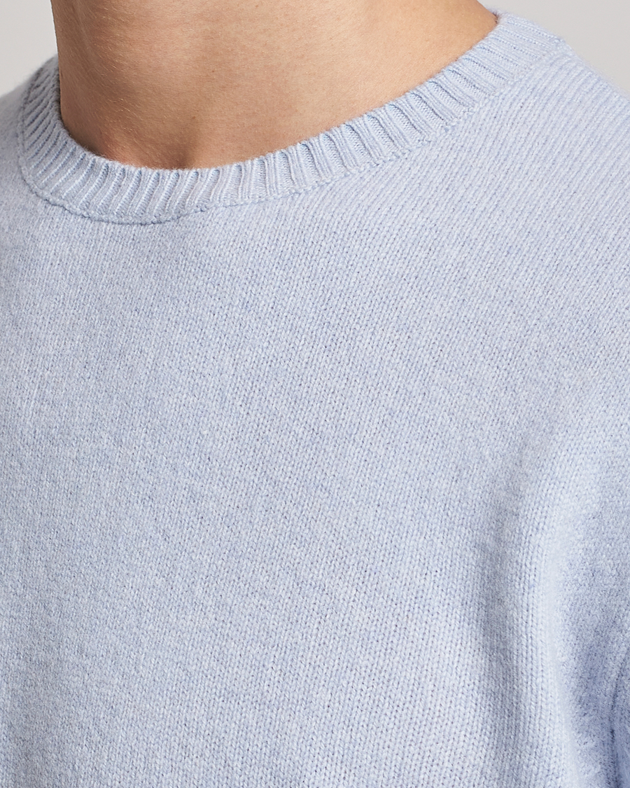 Herre | Gensere | Colorful Standard | Classic Merino Wool Crew Neck Polar Blue