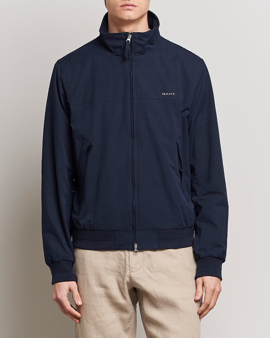 Herre | Tynne jakker | GANT | The Hampshire Jacket Evening Blue