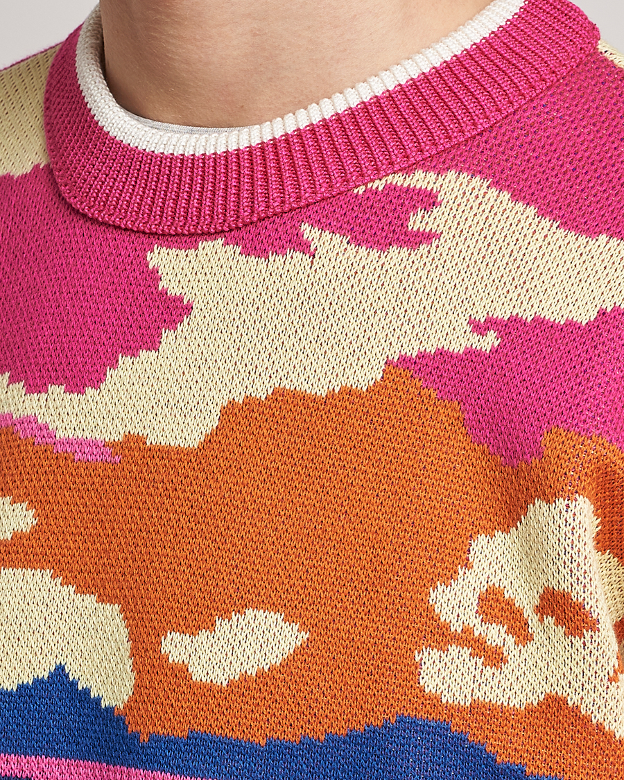 Herre | Gensere | GANT | Landscape Printed Knitted Crew Neck Multi