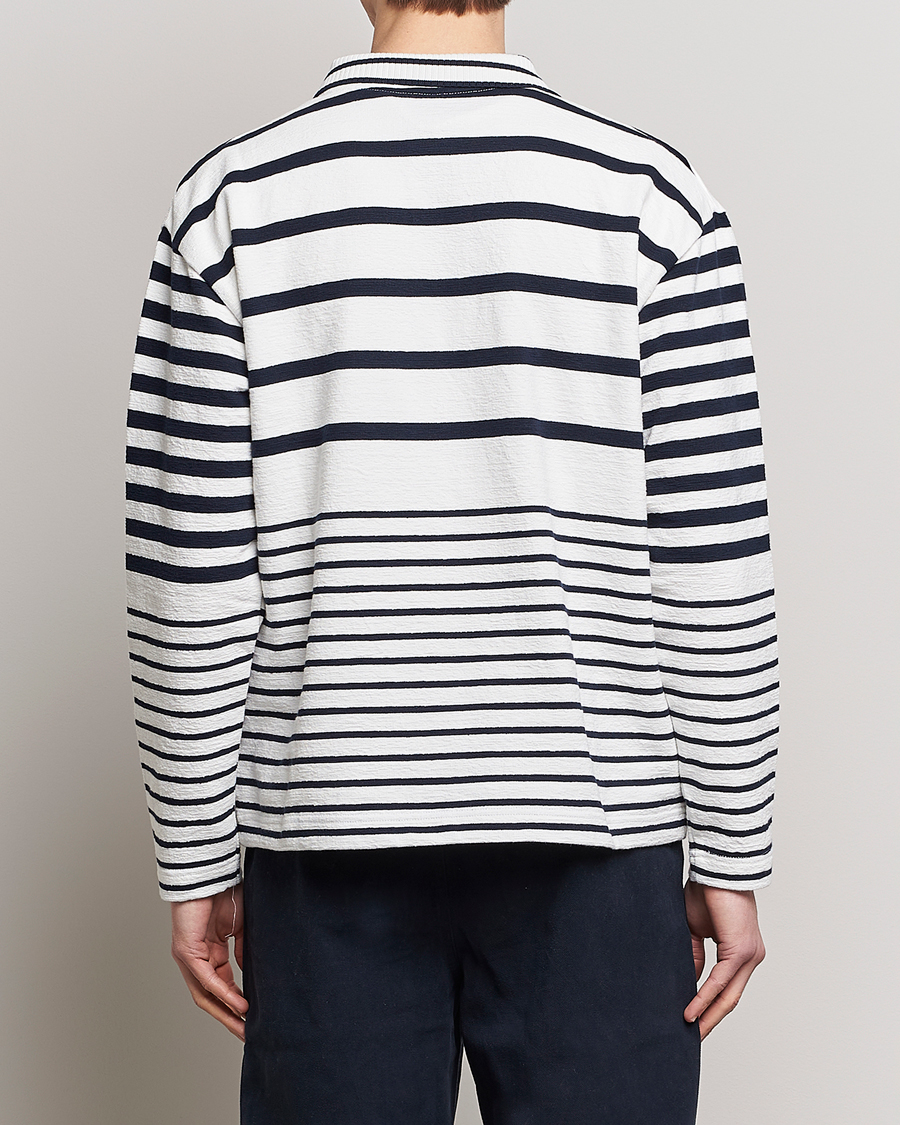 Herre | Gensere | GANT | Heavy Knitted Striped Rugger Eggshell