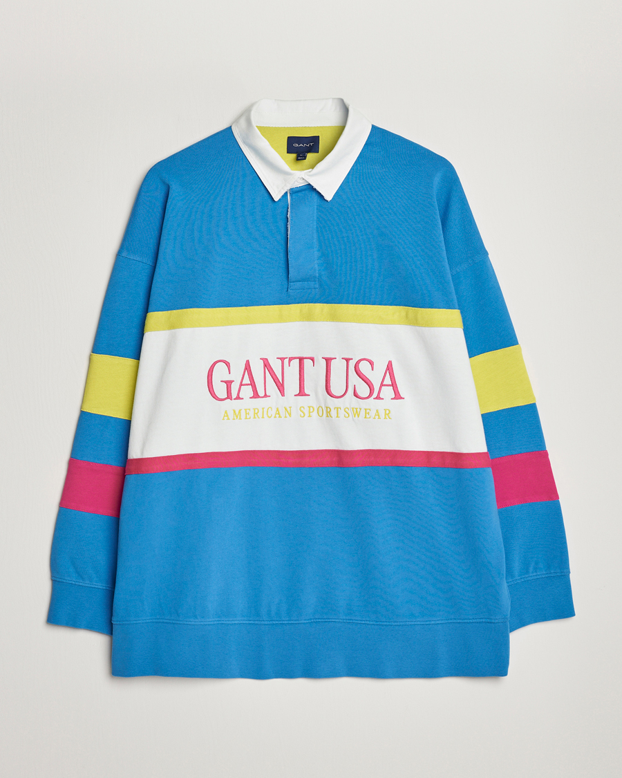 Herre | Gensere | GANT | Archive Heavy Rugger Day Blue