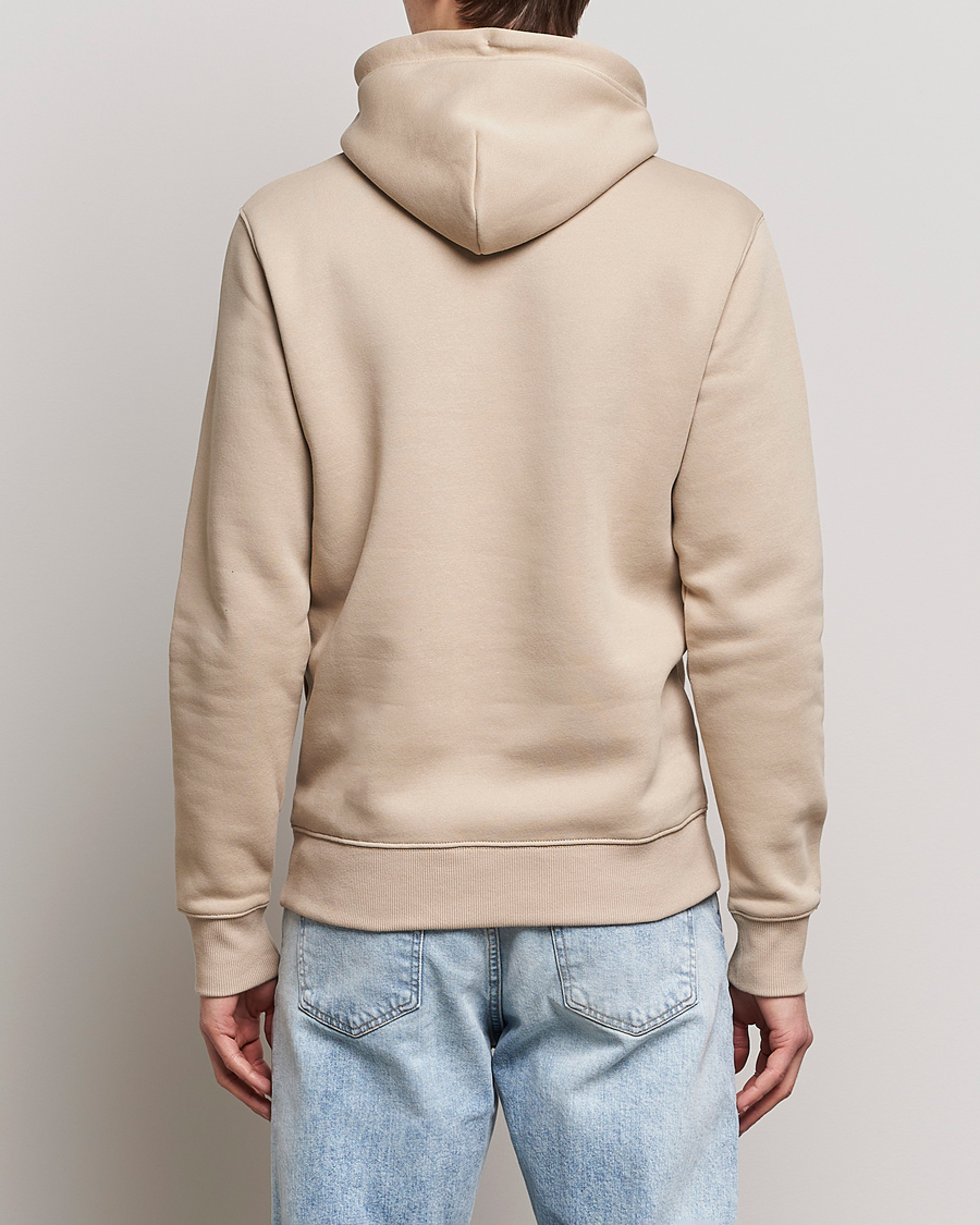 Herre | Gensere | GANT | Original Shield Logo Hoodie Concrete Beige