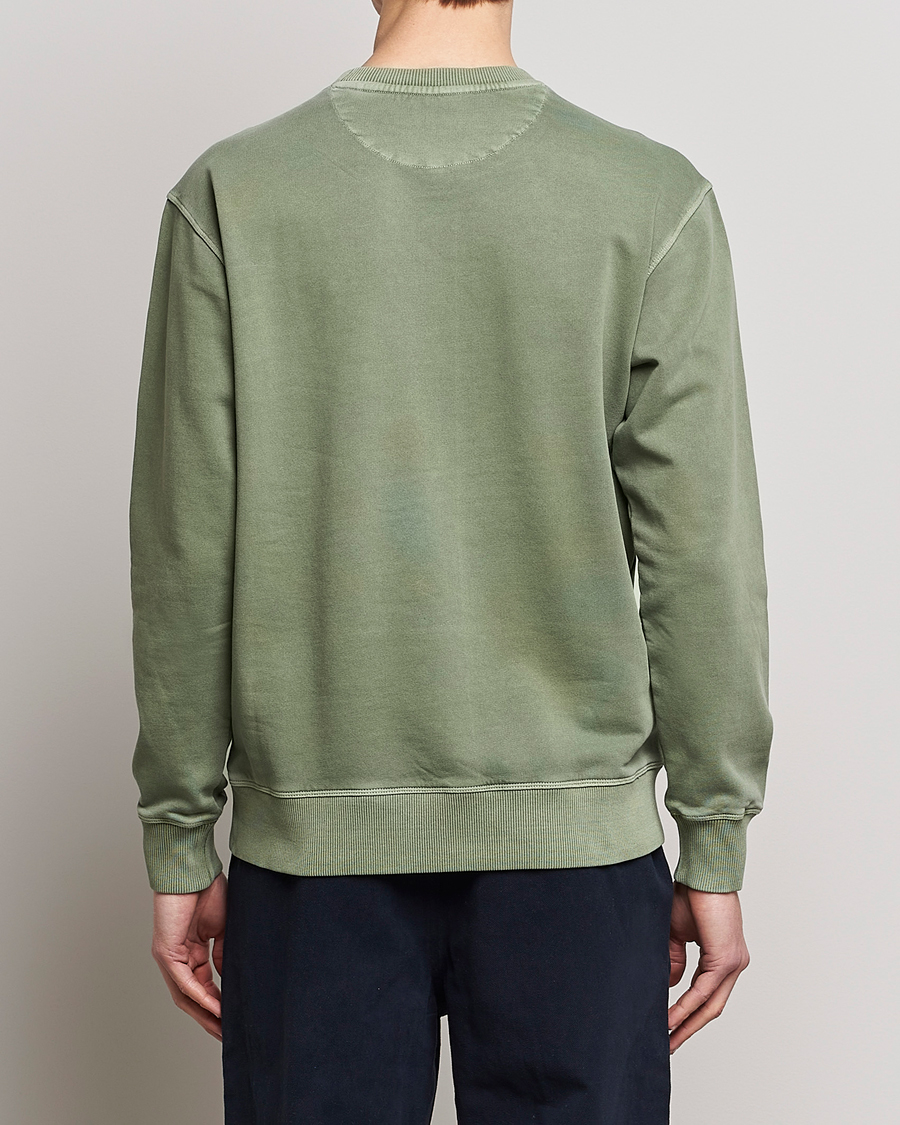 Herre | Gensere | GANT | Sunbleached Crew Neck Sweatshirt Calamata Green