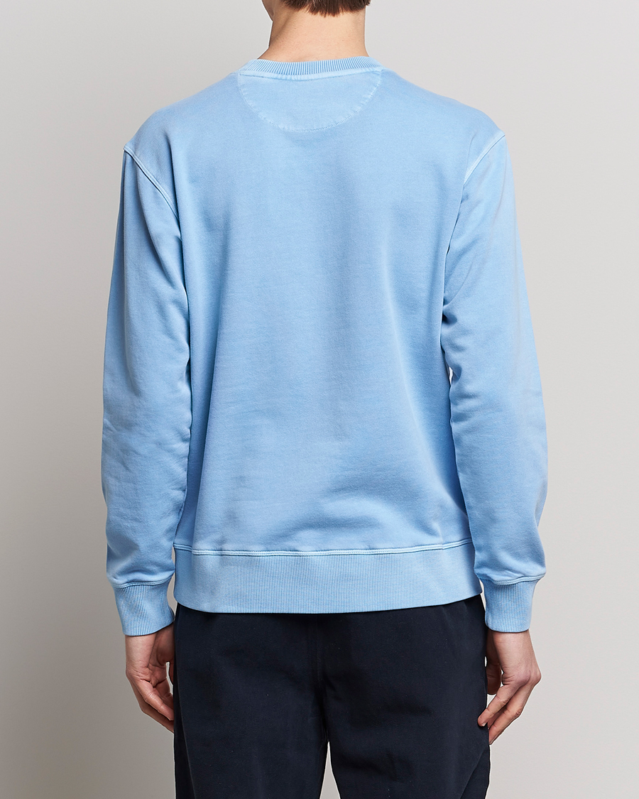 Herre | Gensere | GANT | Sunbleached Crew Neck Sweatshirt Gentle Blue