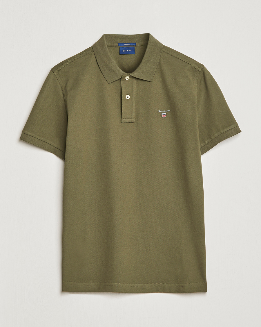 Herre | Pikéer | GANT | The Original Polo Racing Green