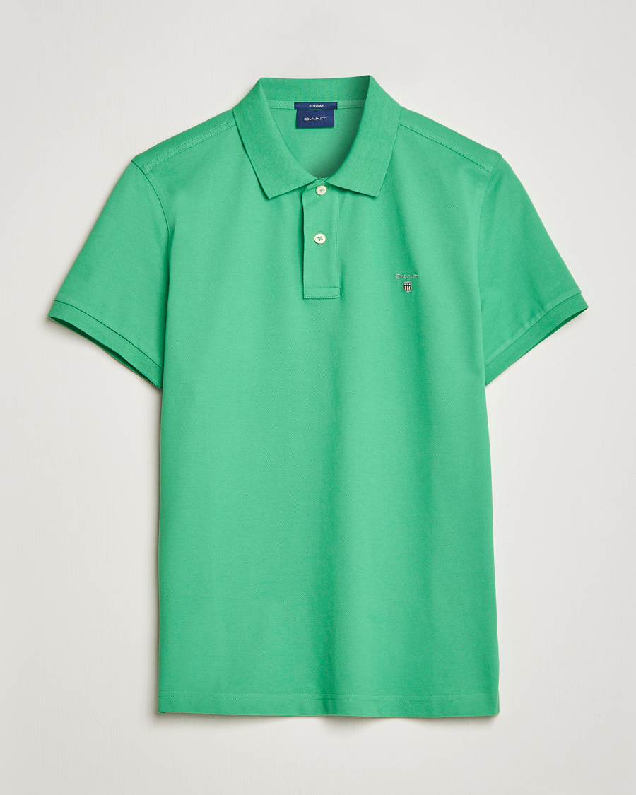 Herre | Pikéer | GANT | The Original Polo Mid Green