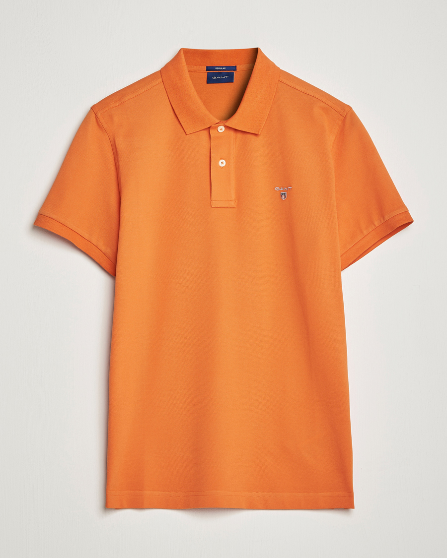 Herre | Pikéer | GANT | The Original Polo Pumpkin Orange