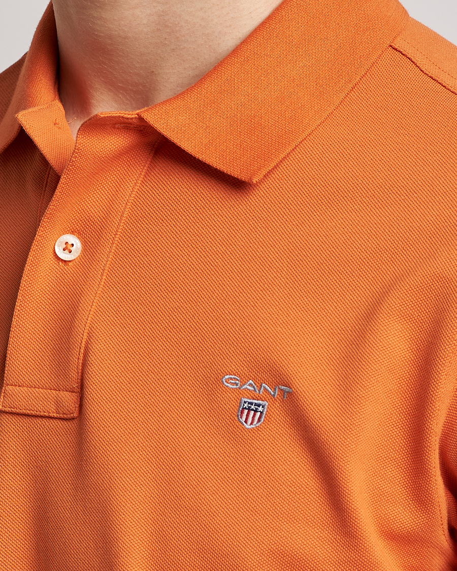 Herre | Pikéer | GANT | The Original Polo Pumpkin Orange
