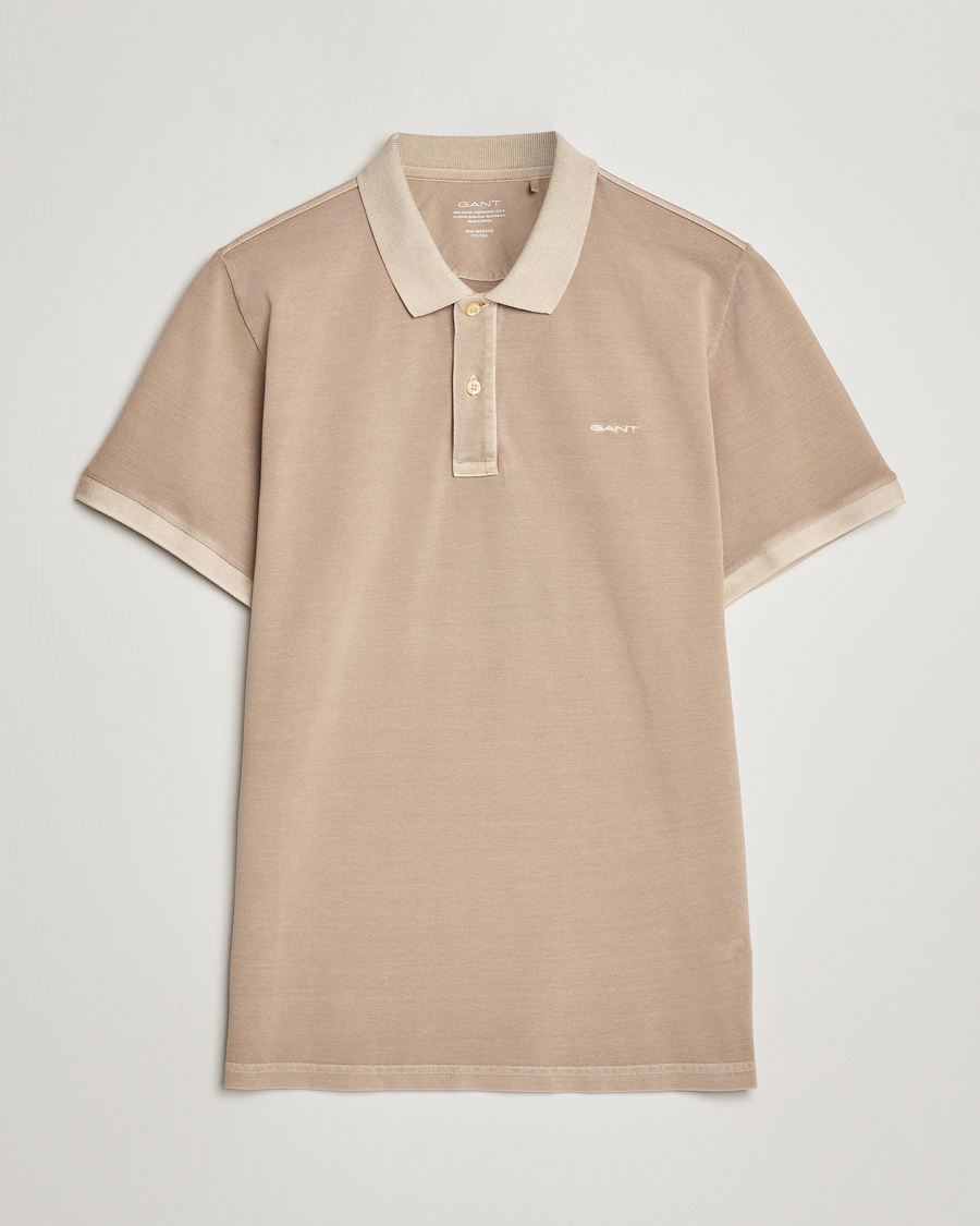 Herre | Pikéer | GANT | Sunbleached Polo Concrete Beige