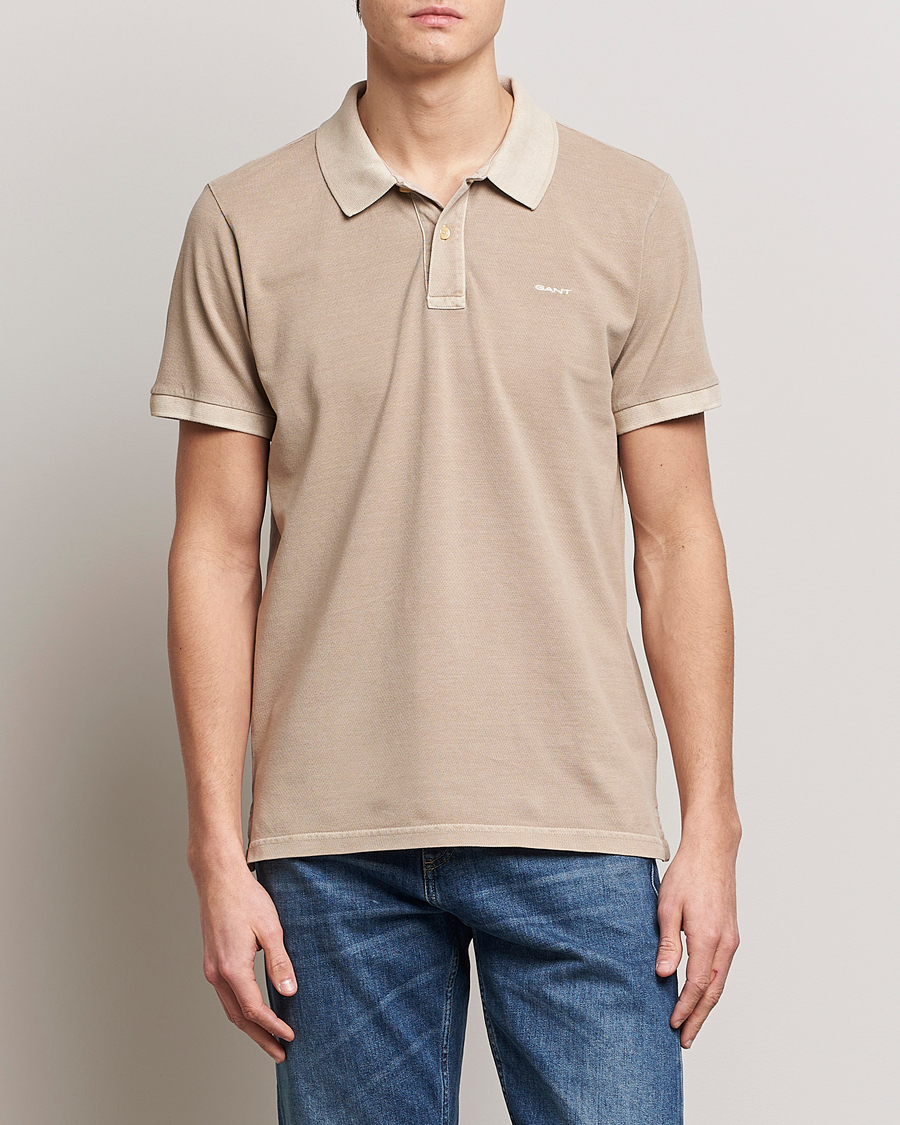 Herre | | GANT | Sunbleached Polo Concrete Beige
