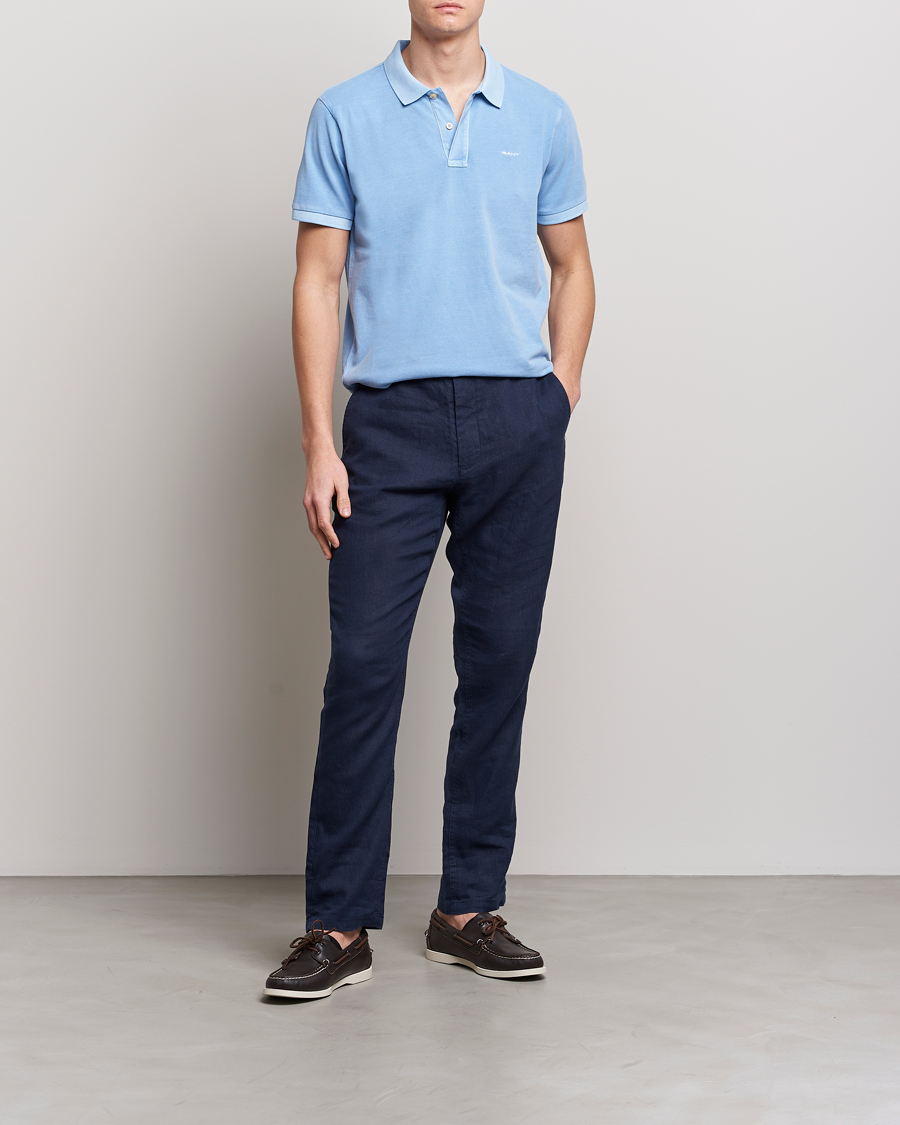 Herre | Pikéer | GANT | Sunbleached Polo Gentle Blue