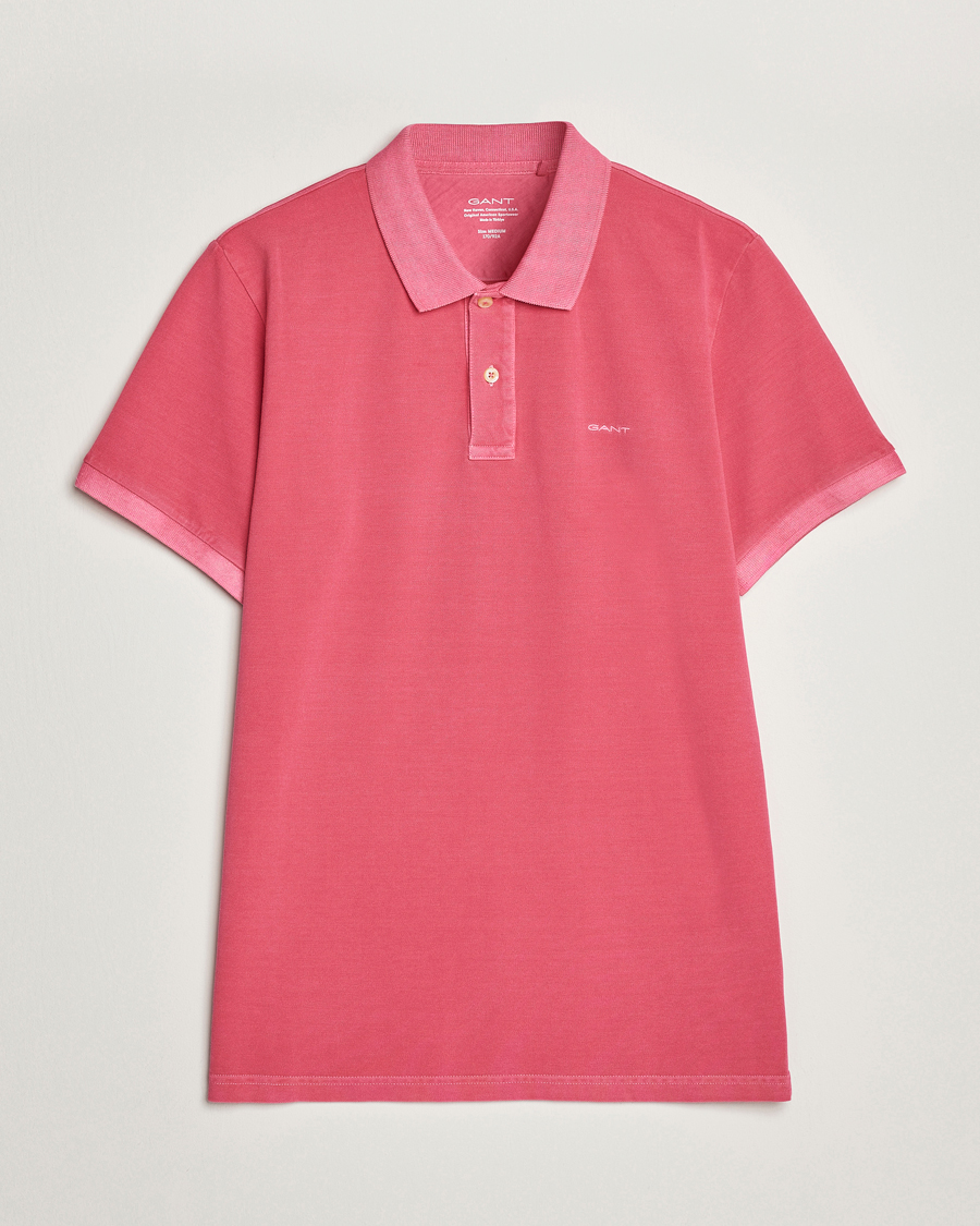 Herre | Pikéer | GANT | Sunbleached Polo Magenta Pink
