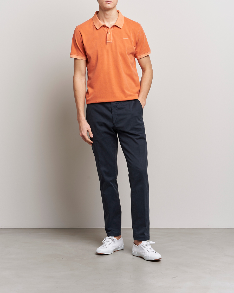 Herre | Pikéer | GANT | Sunbleached Polo Apricot Orange