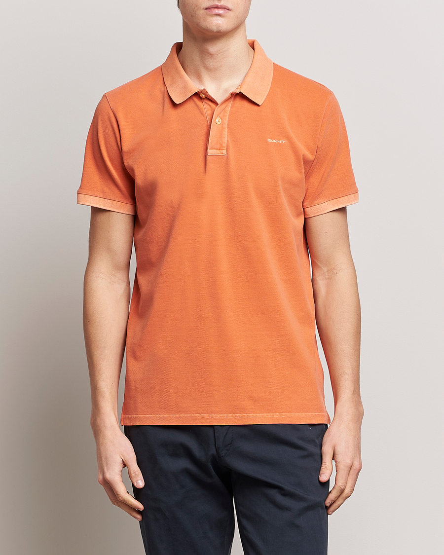 GANT Sunbleached Polo Apricot Orange hos