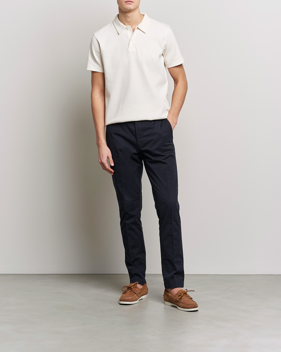 Herre | Pikéer | GANT | Waffle Textured Polo Cream