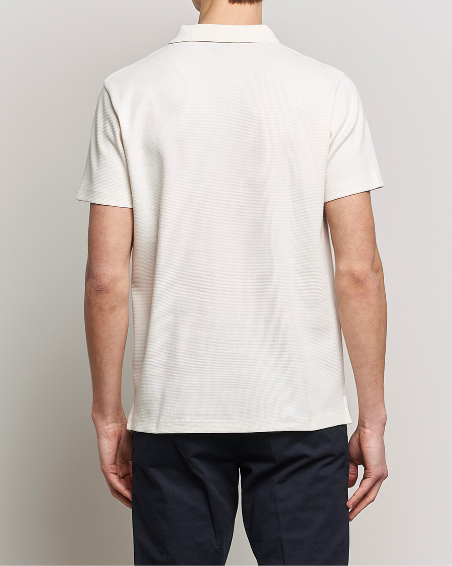 Herre | Pikéer | GANT | Waffle Textured Polo Cream