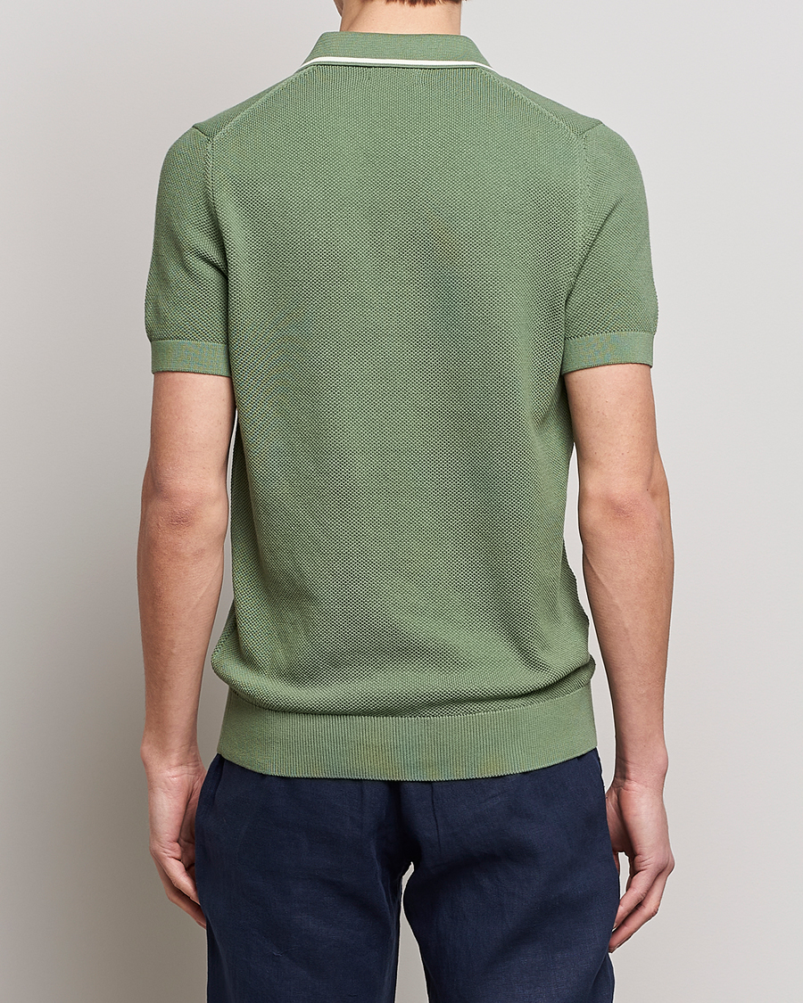 Herre | Pikéer | GANT | Cotton Knitted Polo Calamata Green