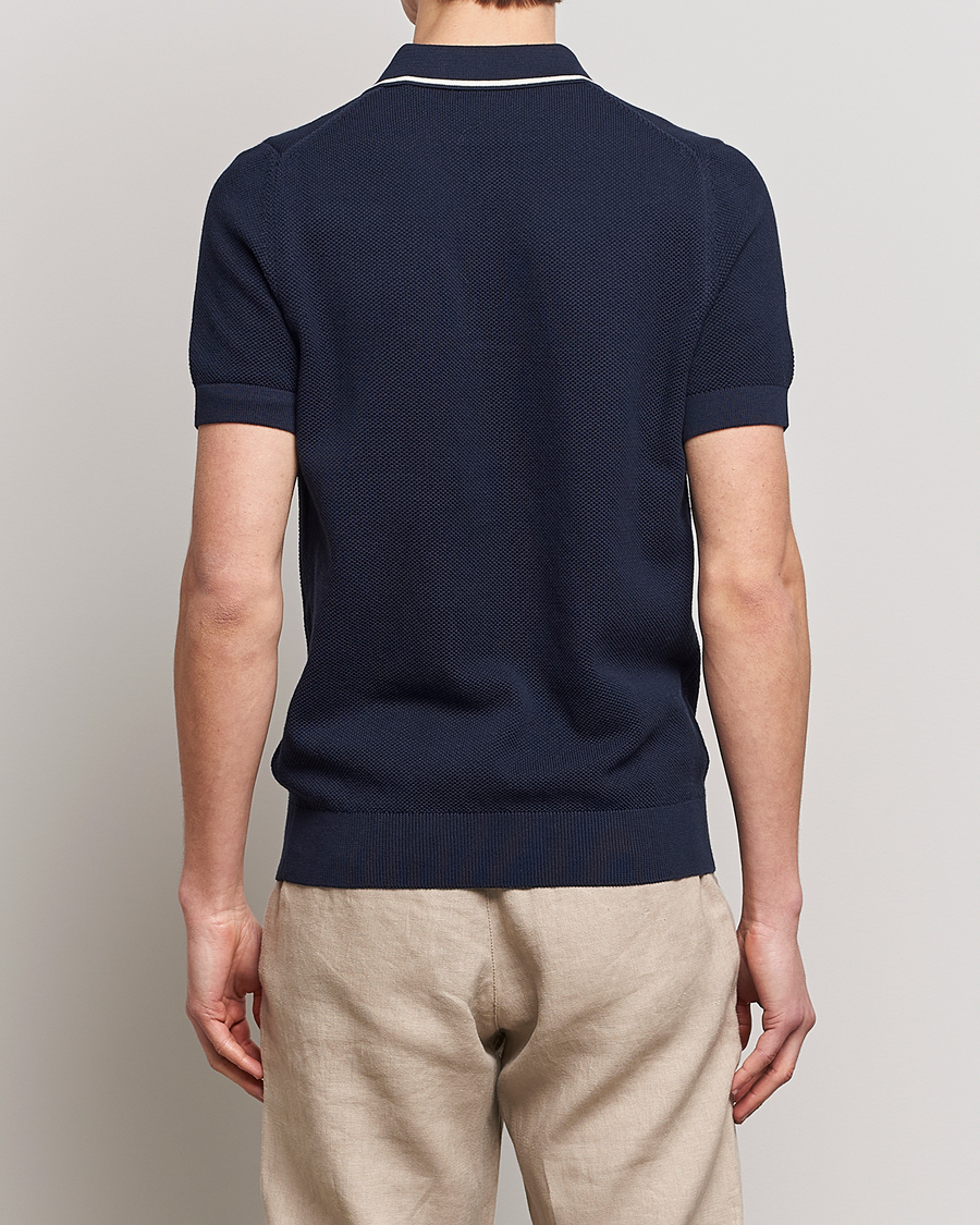 Herre | Pikéer | GANT | Cotton Knitted Polo Evening Blue