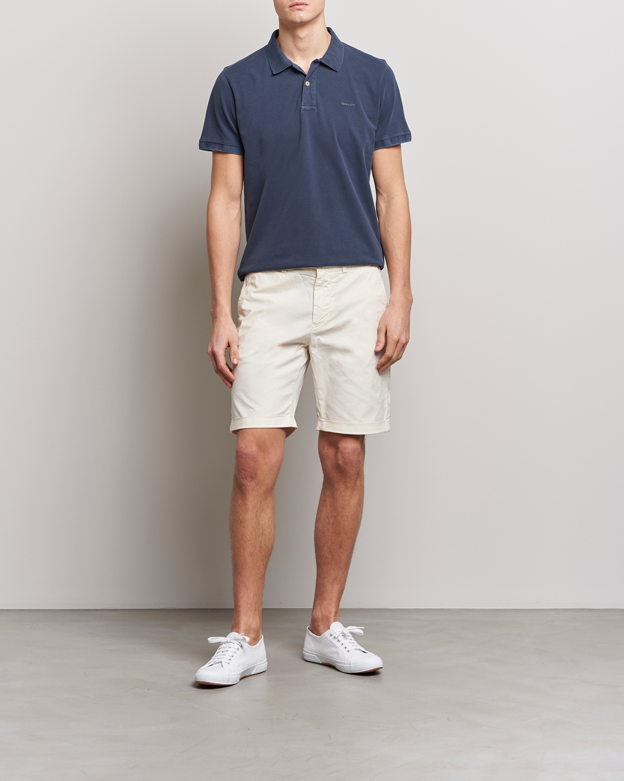 Herre | Shorts | GANT | Regular Sunbleached Shorts Cream