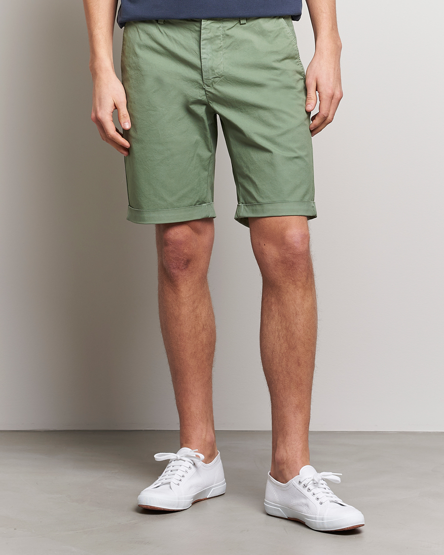 Herre | Shorts | GANT | Regular Sunbleached Shorts Calamata Green