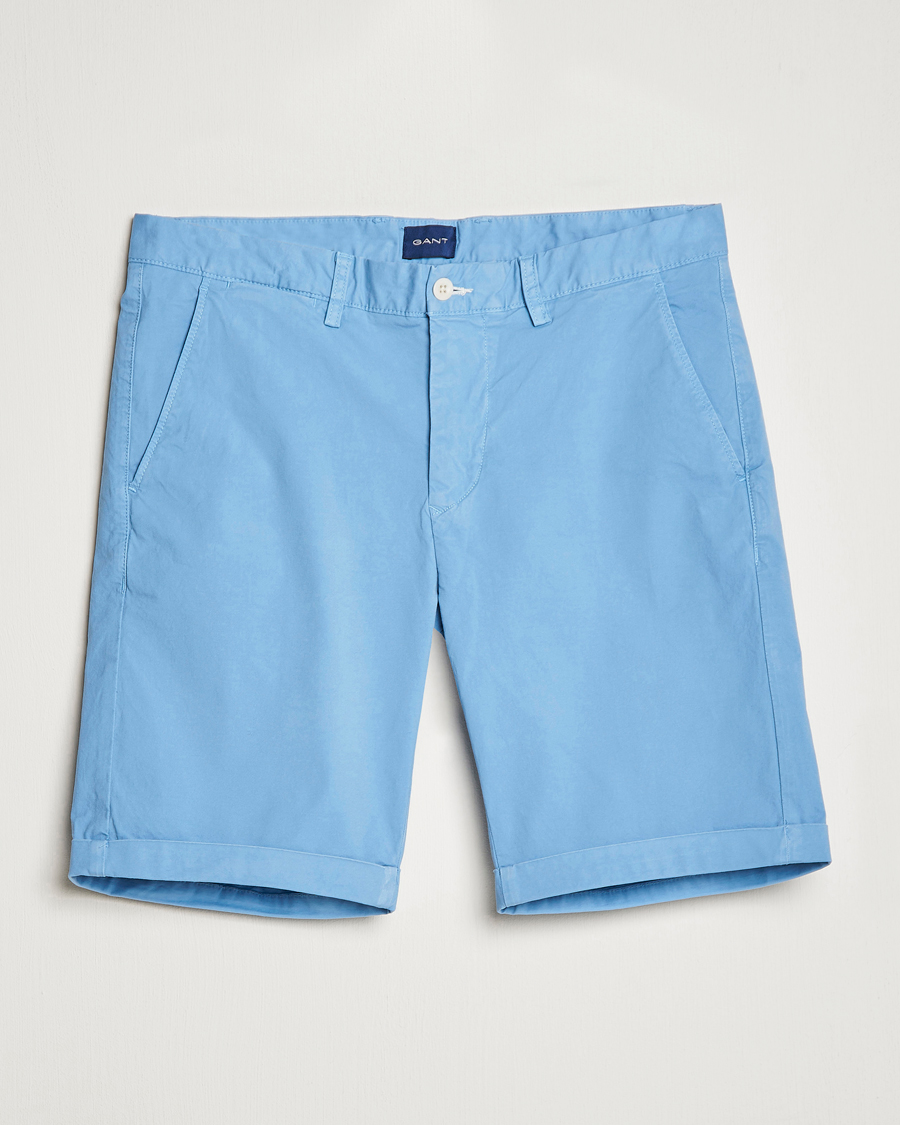 Herre | Shorts | GANT | Regular Sunbleached Shorts Gentle Blue