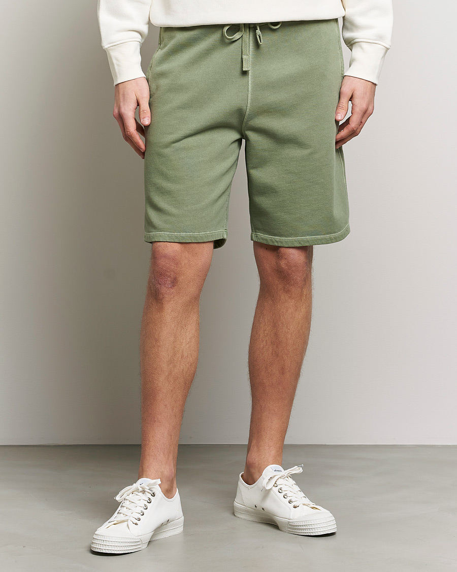Herre | Joggebukseshorts | GANT | Sunbleached Sweatshorts Calamata Green