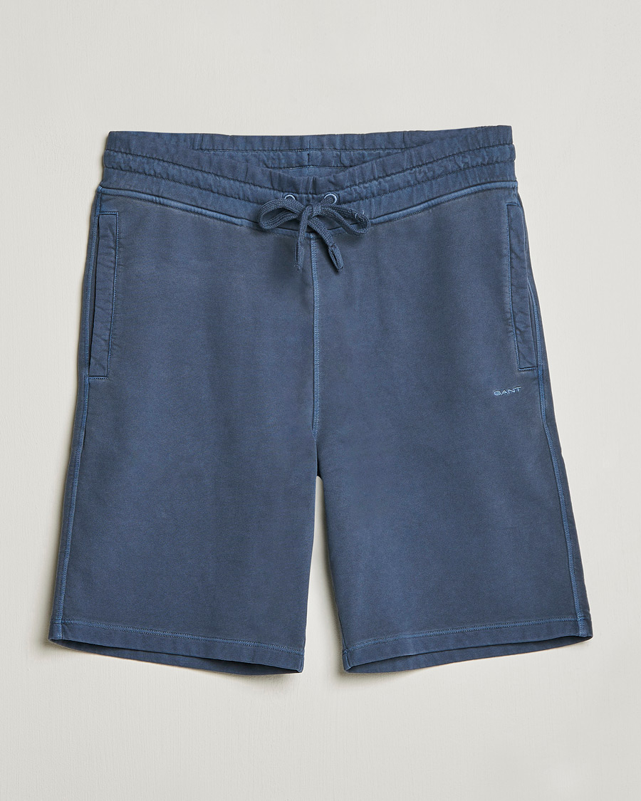 Herre | Shorts | GANT | Sunbleached Sweatshorts Evening Blue