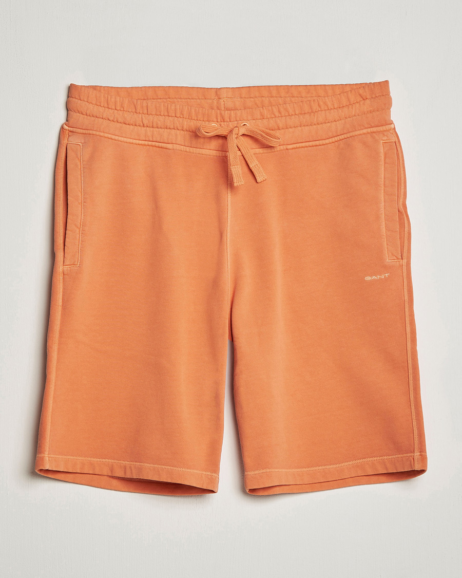 Herre | Shorts | GANT | Sunbleached Sweatshorts Apricot Orange