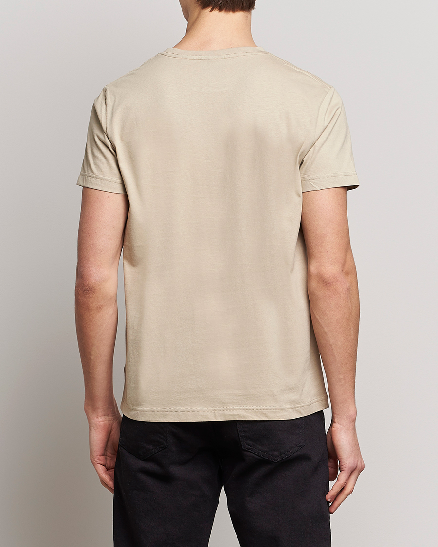 Herre | T-Shirts | GANT | The Original T-Shirt Concrete Beige