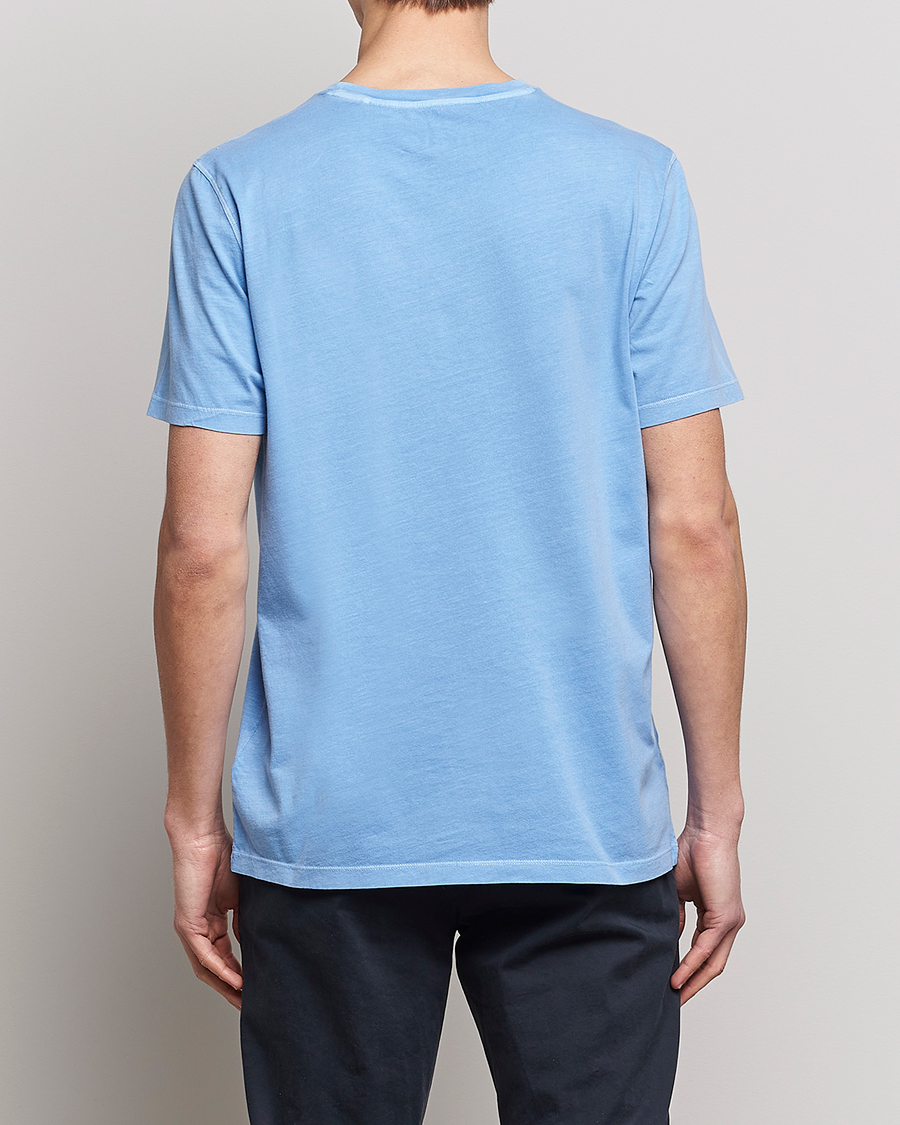 Herre | T-Shirts | GANT | Sunbleached T-Shirt Gentle Blue