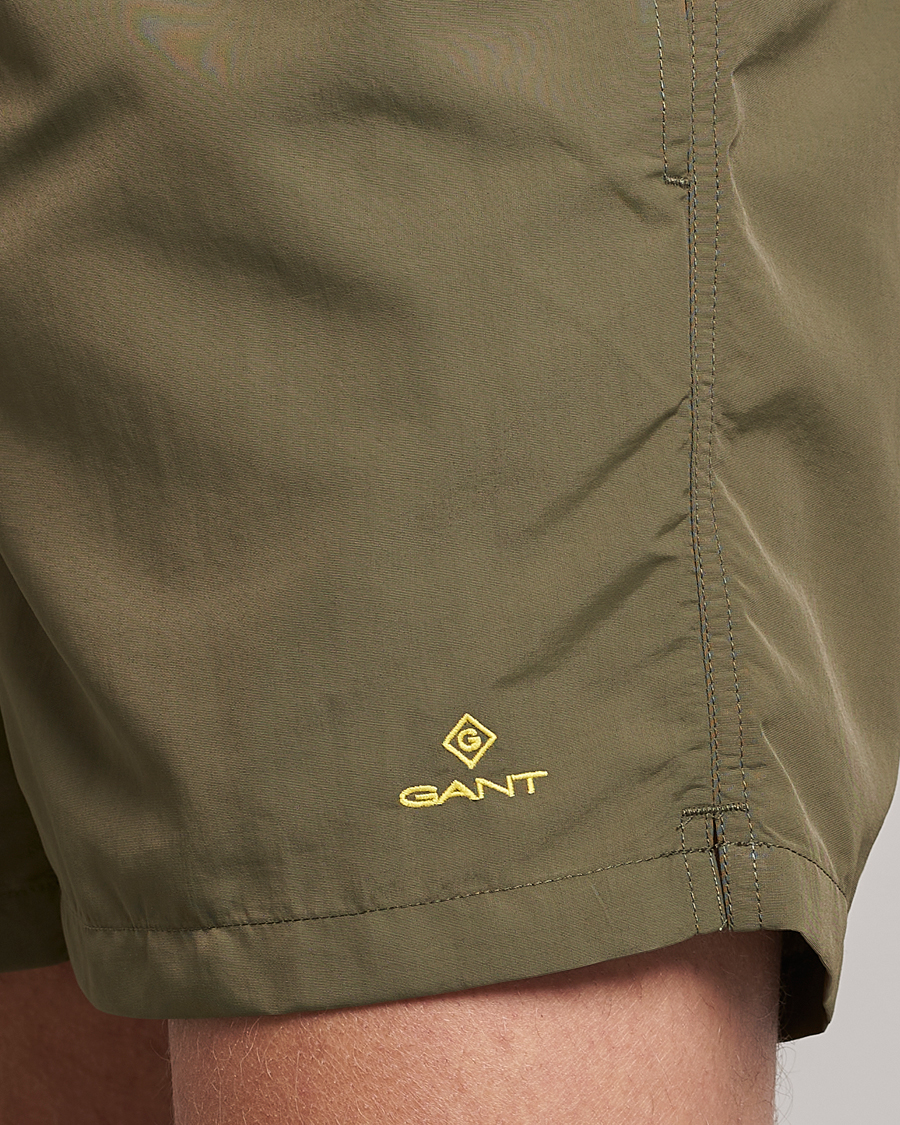 Herre | Badeshorts | GANT | Basic Swimshorts Racing Green