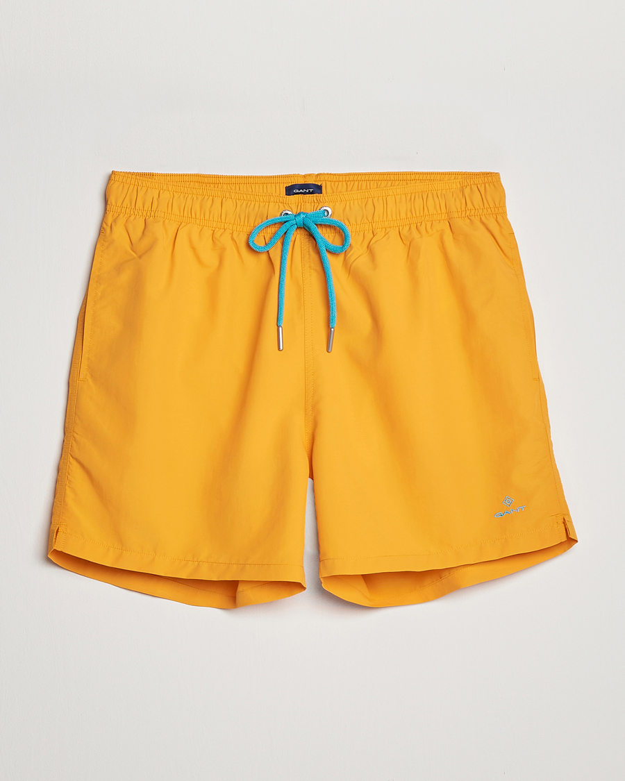 Herre | Badeshorts | GANT | Basic Swimshorts Dalia Orange