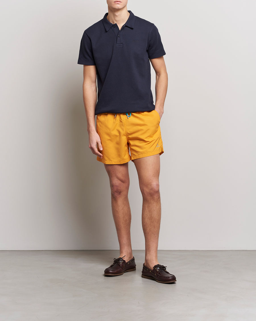 Herre | Badeshorts | GANT | Basic Swimshorts Dalia Orange